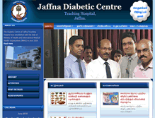 Tablet Screenshot of jaffnadiabeticcentre.org